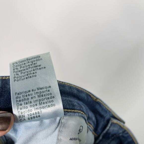 AG Adriano Goldschmied Womens 27 Farrah High Rise Skinny Jeans Ankle Medium Wash - Picture 10 of 10